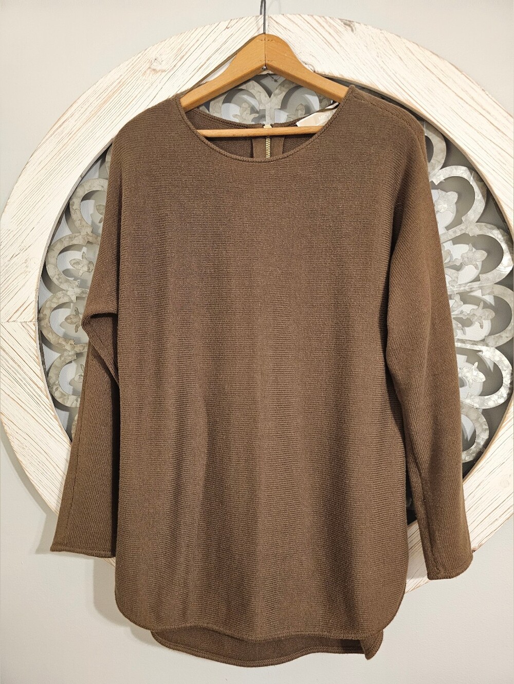 Michael Kors Kahki Brown Crewneck Sweater